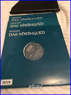 Wagner Der Ring Des Nibelungen Decca 22 LP Wooden Box Set 1970 Vinyl Record