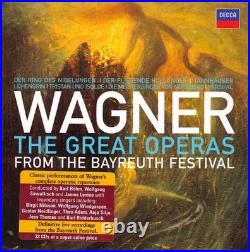 Wagner The Great Operas Live Bayreuth Festival NEW SEALED 33 CD Decca Box Set