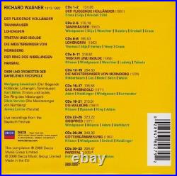 Wagner The Great Operas Live Bayreuth Festival NEW SEALED 33 CD Decca Box Set