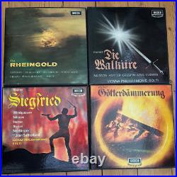 Wagner the Ring Solti Decca 4 box sets UK WithB NM