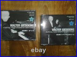 Walter Gieseking'Plays all piano sonatas by Beethoven' 2 x 4 CD rare LIKE NEW