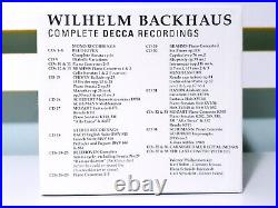 Wilhelm Backhaus The Complete Decca Recordings! Complete 38 CD Box Set Like New